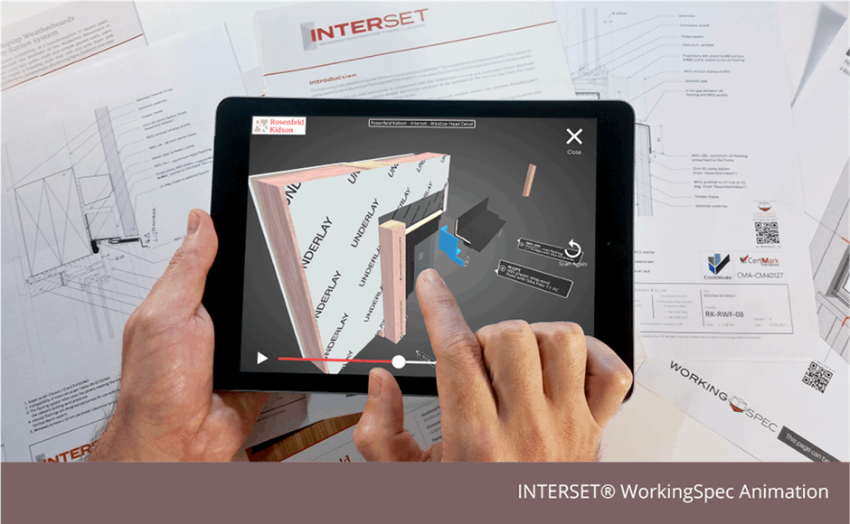 INTERSET® 3D Window Detail, WorkingSpec